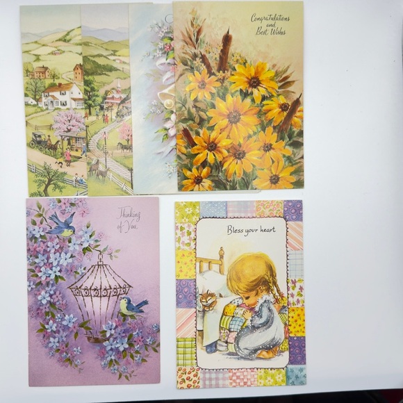 12 Vintage 70s–80s A Sunshine Card Greetings | No Envelopes | Get Well More - Picture 9 of 16